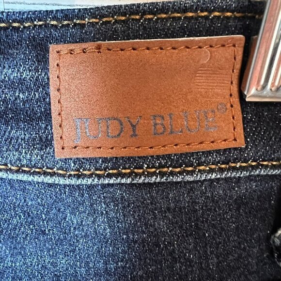 Judy Blue Jeans Womens SZ 11/30 Fremont High Rise Dark Wash Skinny Cotton Blend - Picture 12 of 16